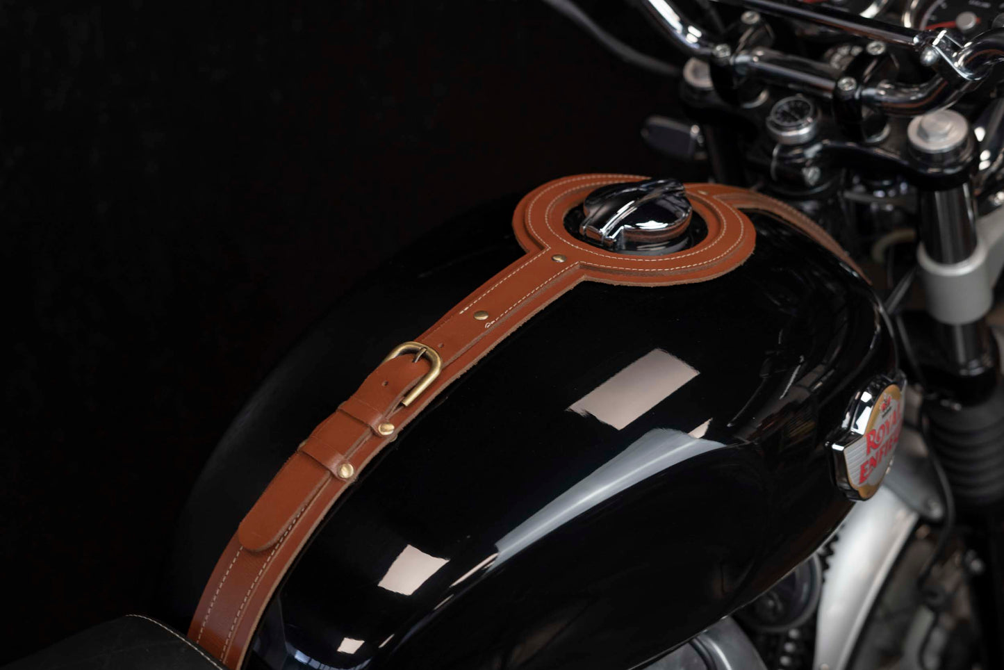 Camel tank strap for Royal Enfield Interceptor and Continentale GT 650